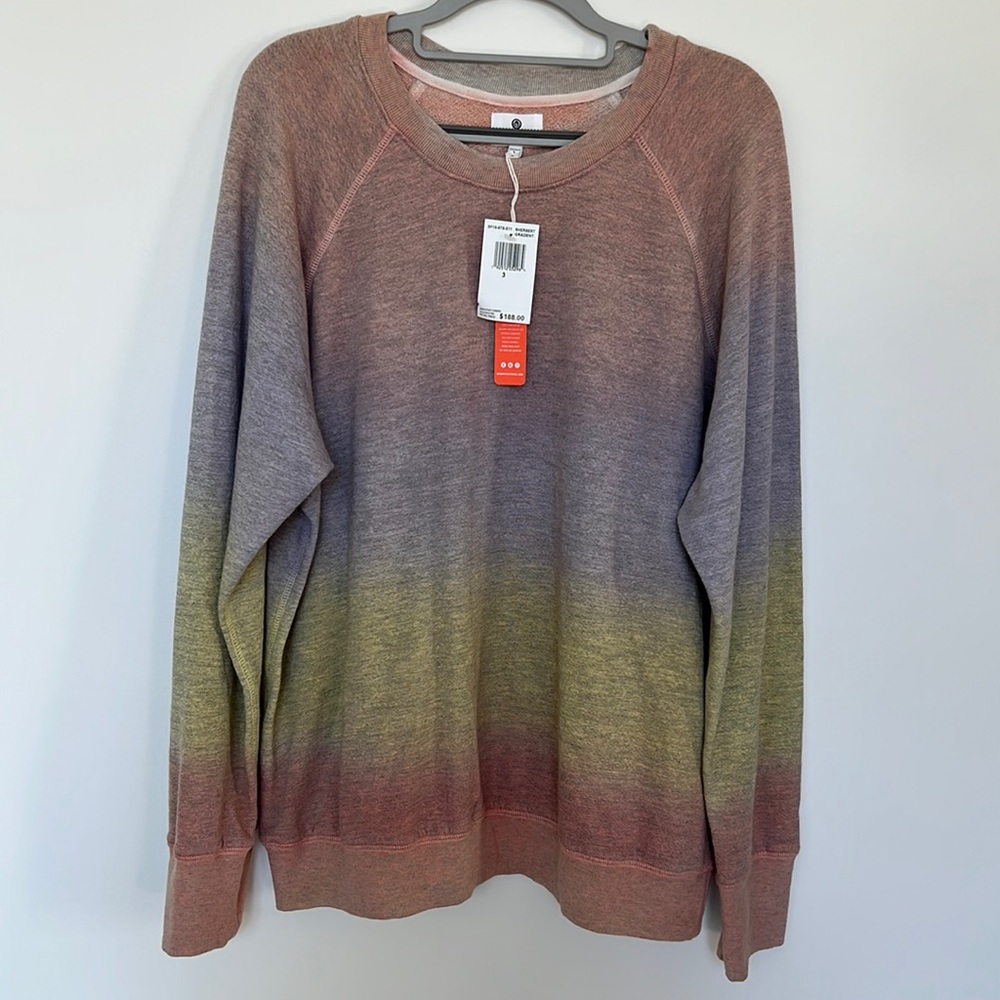 SUNDRY OMBRÉ SWEATSHIRT SIZE 3